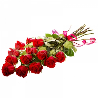 Розы код 587 Красные розы - традиционный и всегда уместный подарок. Подарите любимой радость! Классическая непревзойденная красота розы – королевы цветов способна покорить даже самое ледяное сердце! Тринадцать красных роз с доставкой удивят и порадуют Вашу возлюбленную в какой точке земного шара она бы ни находилась. Тринадцать роз